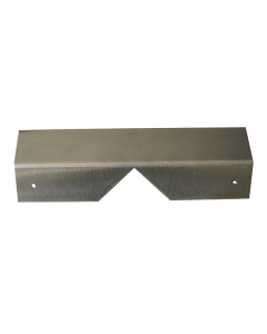 Kratzblech Inox 30cm für Strassenbesen