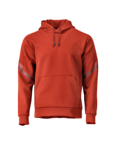 Mascot-Costomized Stretch-Hoodie - Herbstrot