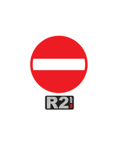 Vorschriftssignale 2.02/R2 HIP 60cm Einfahrt verboten