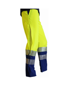 WS Sommerhosen Stretch leuchtgelb/blau