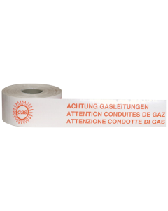 Warnband 250m "Gasleitung" 