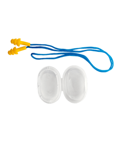 Gehörschutzstöpsel mit Kordel und Box