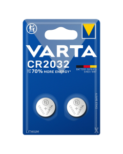 Varta-Knopfzellen CR-2032 / 2er Pack