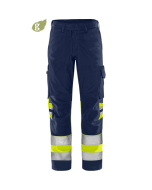 Fristads-Green Hose 2649 GPLU - Kl.1 | Warnschutz-Gelb/Marine
