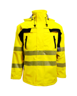 WS ZIP-Winterjacke Safe Flex gelb/schwarz 